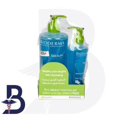 BIODERMA SEBIUM FOAMING GEL 500ML + 200ML OFFER