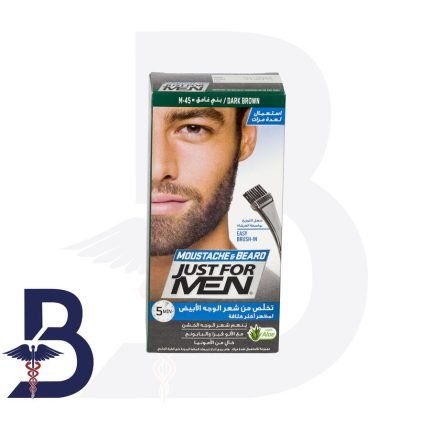 JUST FOR MEN MUSTACHE&BEARD DARK BROWN M-45