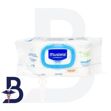 MUSTELA DERMO SOOTHING WIPES X70 EXTRA T