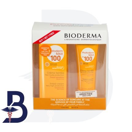 BIODERMA PHOTODERM MAX SPF 100 LIGHT TINTED CREAM 40 ML (1+1)