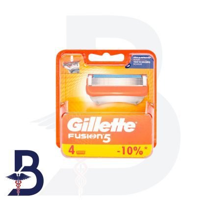 GILLETTE FUSION 5 REG 4 BLADES
