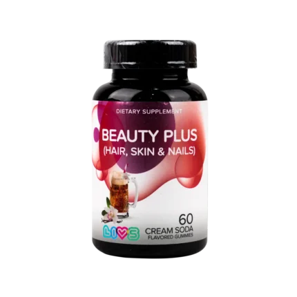 Livs Beauty Plus (Hair Skin & Nails) Cream Soda 60 Gummies